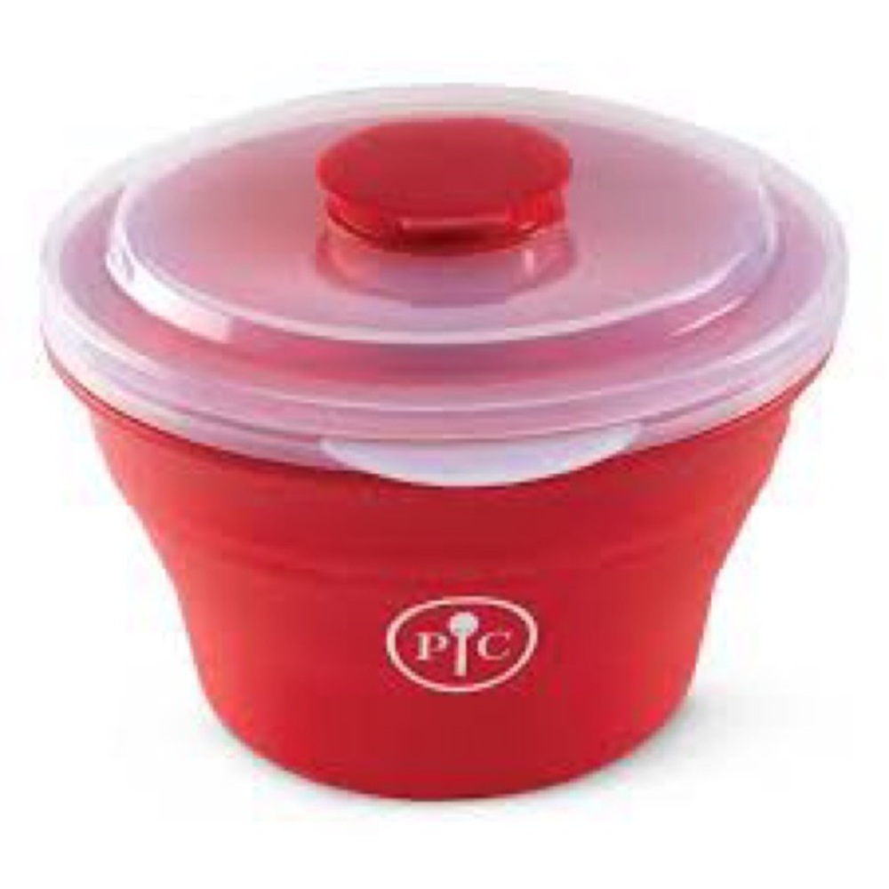 Pampered Chef Red Popcorn Bowl - Picture 3 of 3